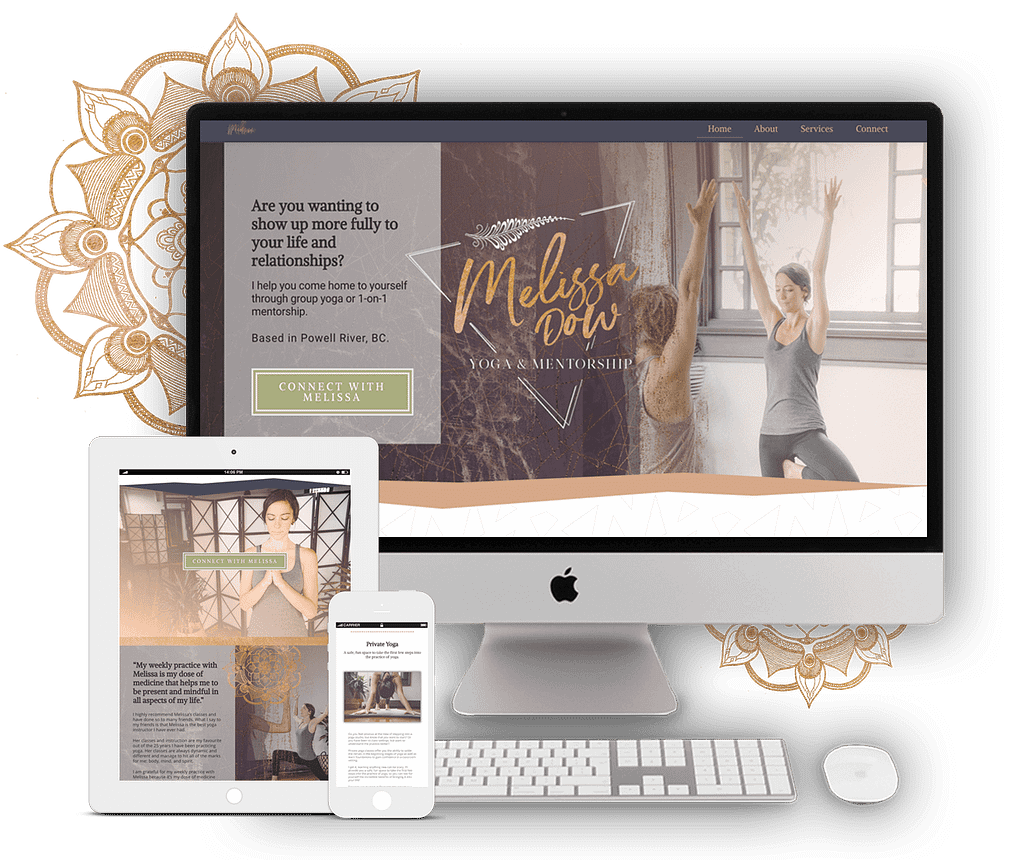 Melissa Dow's website | by Tracy Raftl Design