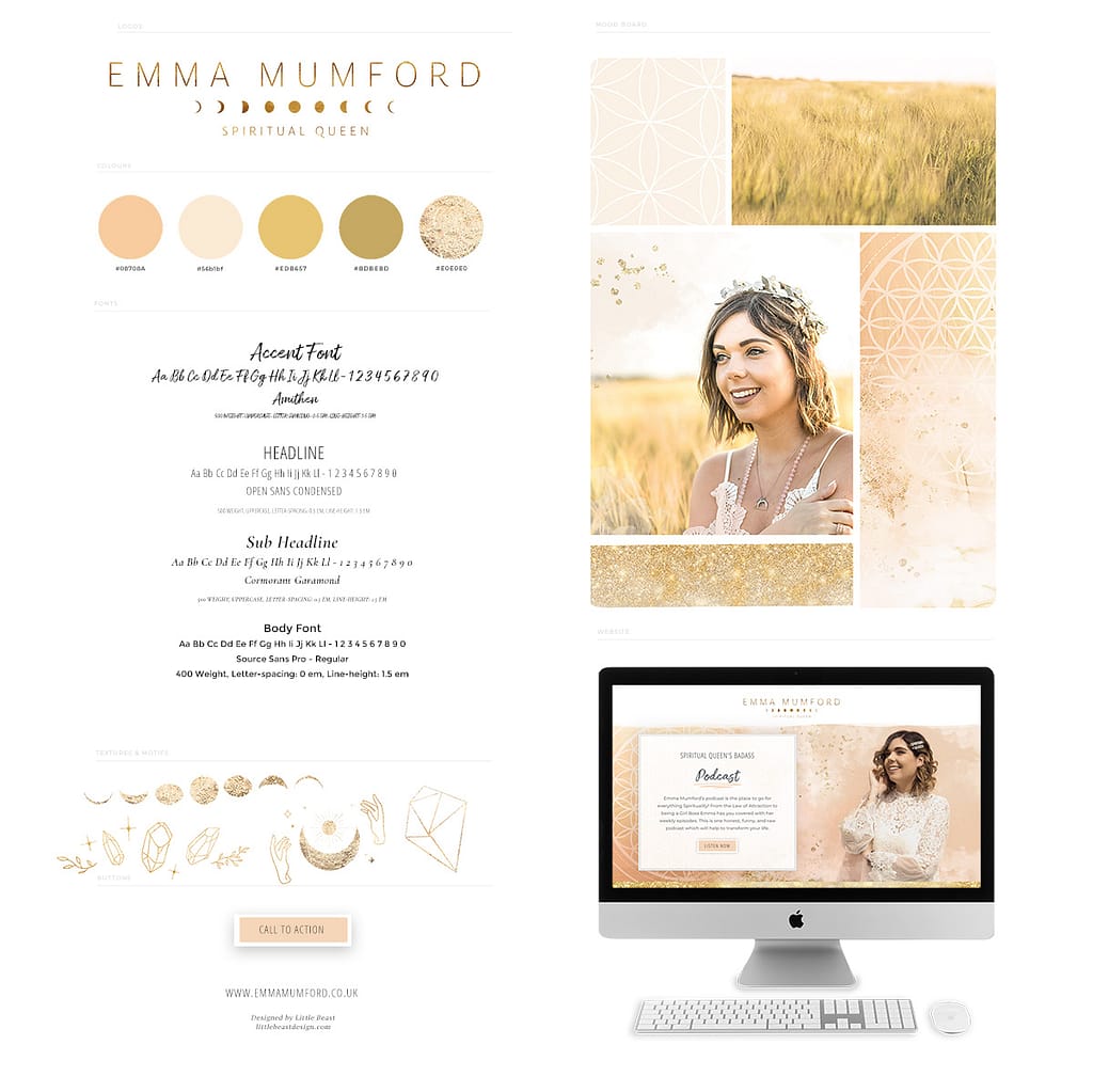 Emma Mumford style guide by Tracy Raftl Design