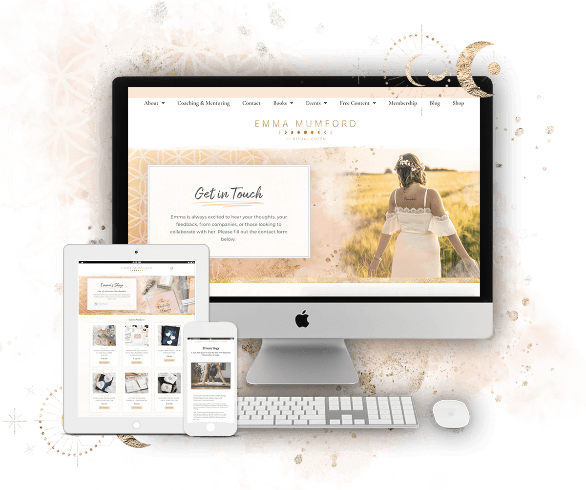 Emma Mumford website by Tracy Raftl Design